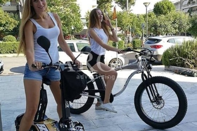 Promotion models at event in Athens-Greece