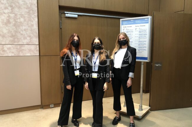 Hostesses for Welcoming Guests (Seminar in Athens Greece - ARGO Promotion)