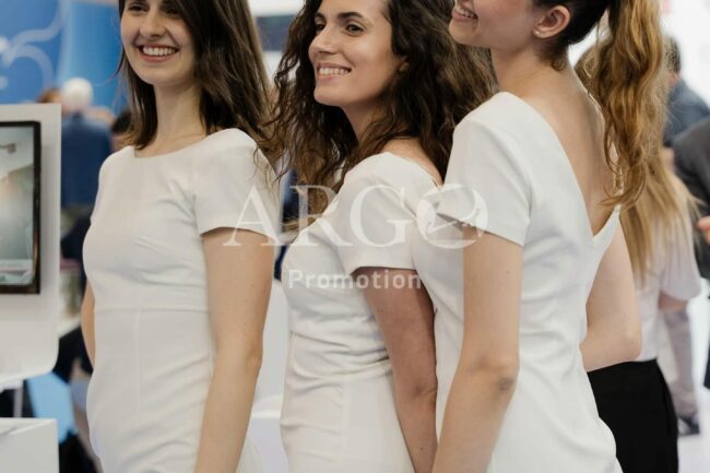 Hostesses/Promoters at Posidonia Exhibition in Athens Greece